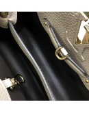 LOUIS VUITTON Capucines BB Taurillon Leather in Galet – GHW (Microchip – May 2023)