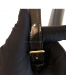 CELINE Besace Clea Triomphe Crossbody Bag in Black Shiny Calfskin – GHW