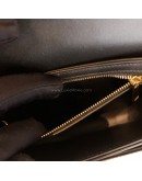 CELINE Besace Clea Triomphe Crossbody Bag in Black Shiny Calfskin – GHW