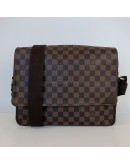 LOUIS VUITTON Damier Ebene Shelton MM Messenger Bag - GHW (Year 2012)