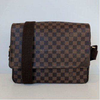 LOUIS VUITTON Damier Ebene Shelton MM Messenger Bag - GHW (Year 2012)