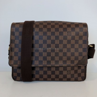 LOUIS VUITTON Damier Ebene Shelton MM Messenger Bag - GHW (Year 2012)
