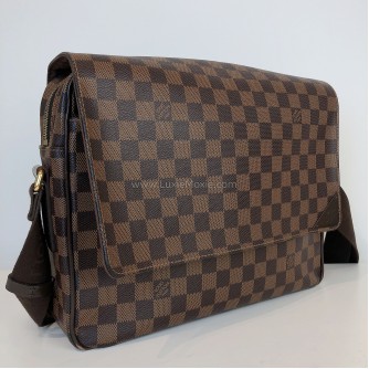 LOUIS VUITTON Damier Ebene Shelton MM Messenger Bag - GHW (Year 2012)