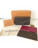 LOUIS VUITTON Monogram Pochette Felicie Clutch/Crossbody Bag - GHW (Microchip – Year 2023)