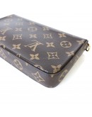 LOUIS VUITTON Monogram Pochette Felicie Clutch/Crossbody Bag - GHW (Microchip – Year 2023)