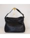 BOTTEGA VENETA Black Intreciatto Nappa Leather Hobo Shoulder Bag – GHW