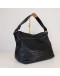 BOTTEGA VENETA Black Intreciatto Nappa Leather Hobo Shoulder Bag – GHW