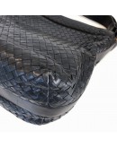 BOTTEGA VENETA Black Intreciatto Nappa Leather Hobo Shoulder Bag – GHW