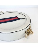 GUCCI Ophidia Round Mini Crossbody Bag in Off White Calfskin – GHW