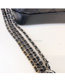 CHANEL Small Gabrielle Hobo Bag in Black Aged Calfskin – Tri Tone Hardware (30 Series - Year 2020)