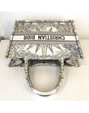 CHRISTIAN DIOR Medium Dior Book Tote in Reve d’Infini Motif (Ivory/Multicolor Embroidery) (Year 2022)