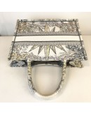 CHRISTIAN DIOR Medium Dior Book Tote in Reve d’Infini Motif (Ivory/Multicolor Embroidery) (Year 2022)