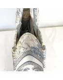 CHRISTIAN DIOR Medium Dior Book Tote in Reve d’Infini Motif (Ivory/Multicolor Embroidery) (Year 2022)