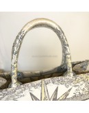 CHRISTIAN DIOR Medium Dior Book Tote in Reve d’Infini Motif (Ivory/Multicolor Embroidery) (Year 2022)