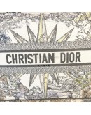 CHRISTIAN DIOR Medium Dior Book Tote in Reve d’Infini Motif (Ivory/Multicolor Embroidery) (Year 2022)