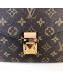 LOUIS VUITTON Monogram Pochette Metis with Shoulder Strap – GHW (Microchip New Model)