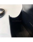 BALENCIAGA XS Mini Hourglass Handbag in Black Croc Embossed Calfskin – GHW