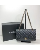 CHANEL Medium Classic Flap (CF) Shoulder Bag in Black Lambskin – GHW (Series 19 - Year 2014)