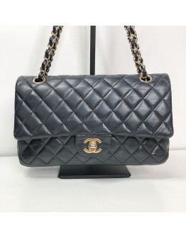CHANEL Medium Classic Flap (CF) Shoulder Bag in Black Lambskin – GHW (Series 19 - Year 2014)