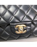 CHANEL Medium Classic Flap (CF) Shoulder Bag in Black Lambskin – GHW (Series 19 - Year 2014)