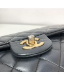 CHANEL Medium Classic Flap (CF) Shoulder Bag in Black Lambskin – GHW (Series 19 - Year 2014)