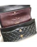 CHANEL Medium Classic Flap (CF) Shoulder Bag in Black Lambskin – GHW (Series 19 - Year 2014)