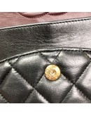 CHANEL Medium Classic Flap (CF) Shoulder Bag in Black Lambskin – GHW (Series 19 - Year 2014)