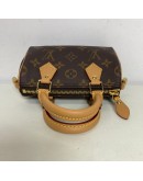 LOUIS VUITTON Monogram Nano Speedy with Shoulder Strap – GHW (Year 2023)
