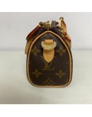 LOUIS VUITTON Monogram Nano Speedy with Shoulder Strap – GHW (Year 2023)