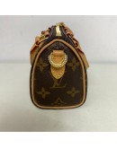 LOUIS VUITTON Monogram Nano Speedy with Shoulder Strap – GHW (Year 2023)