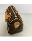 LOUIS VUITTON Monogram Nano Speedy with Shoulder Strap – GHW (Year 2023)