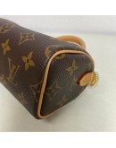 LOUIS VUITTON Monogram Nano Speedy with Shoulder Strap – GHW (Year 2023)