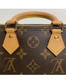 LOUIS VUITTON Monogram Nano Speedy with Shoulder Strap – GHW (Year 2023)