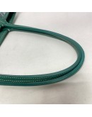 GOYARD Anjou Mini Tote Bag in Green Goyardine Canvas with Detachable Pouch (Year 2021)