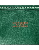 GOYARD Anjou Mini Tote Bag in Green Goyardine Canvas with Detachable Pouch (Year 2021)