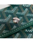 GOYARD Anjou Mini Tote Bag in Green Goyardine Canvas with Detachable Pouch (Year 2021)