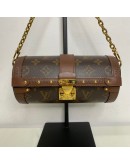 LOUIS VUITTON Monogram Papillon Trunk with Chain & Strap – GHW (Microchip)