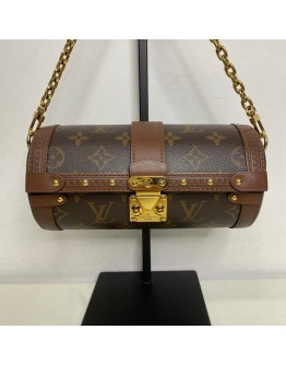 LOUIS VUITTON Monogram Papillon Trunk with Chain & Strap – GHW (Microchip)