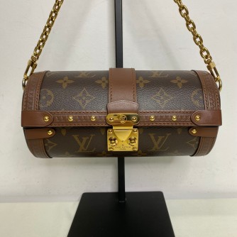 LOUIS VUITTON Monogram Papillon Trunk with Chain & Strap – GHW (Microchip)
