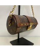 LOUIS VUITTON Monogram Papillon Trunk with Chain & Strap – GHW (Microchip)