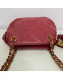 CHANEL Vintage CC Tassel Shoulder Bag in Pink Lambskin – GHW
