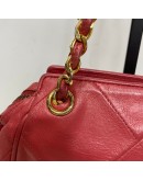 CHANEL Vintage CC Tassel Shoulder Bag in Pink Lambskin – GHW