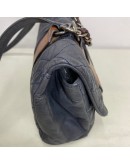 CHANEL In the Mix Messenger Bag in Grey/Brown Calfskin – RHW (14 Series – Year 2011)