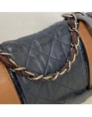 CHANEL In the Mix Messenger Bag in Grey/Brown Calfskin – RHW (14 Series – Year 2011)