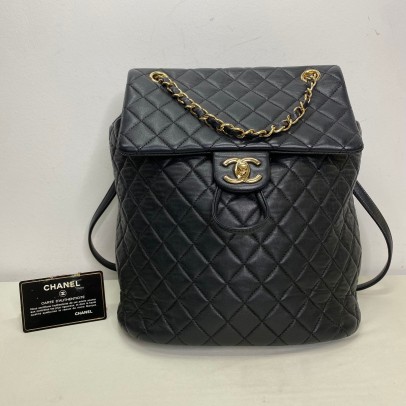 CHANEL Urban Spirit Backpack in Black Lambskin – GHW (23 Series – Year 2017)