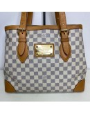 LOUIS VUITTON Hampstead MM Tote Bag in Damier Azur – GHW (Year 2008)