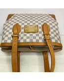 LOUIS VUITTON Hampstead MM Tote Bag in Damier Azur – GHW (Year 2008)