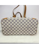 LOUIS VUITTON Hampstead MM Tote Bag in Damier Azur – GHW (Year 2008)