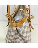 LOUIS VUITTON Hampstead MM Tote Bag in Damier Azur – GHW (Year 2008)
