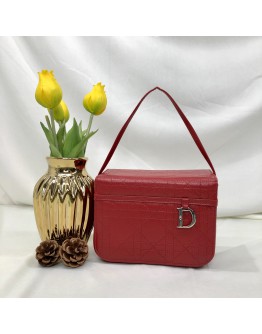CHRISTIAN DIOR Vintage Cannage Vanity Mini Handbag - SHW